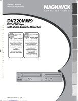 Magnavox DV220MW9AOM Operating Manuals